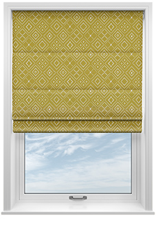 Newquay, Mustard - Roman Blind